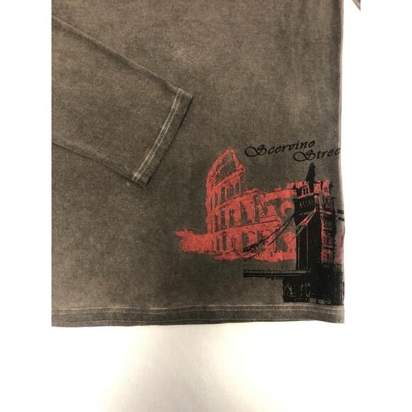 Men’s SCERVINO STREET Turtleneck Cotton Gray Pullover Top Size M Made In Italy - Picture 6 of 13